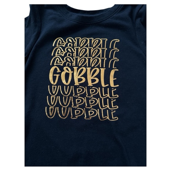 Custom made Thanksgiving toddler girls shirt size 5T - Picture 3 of 3